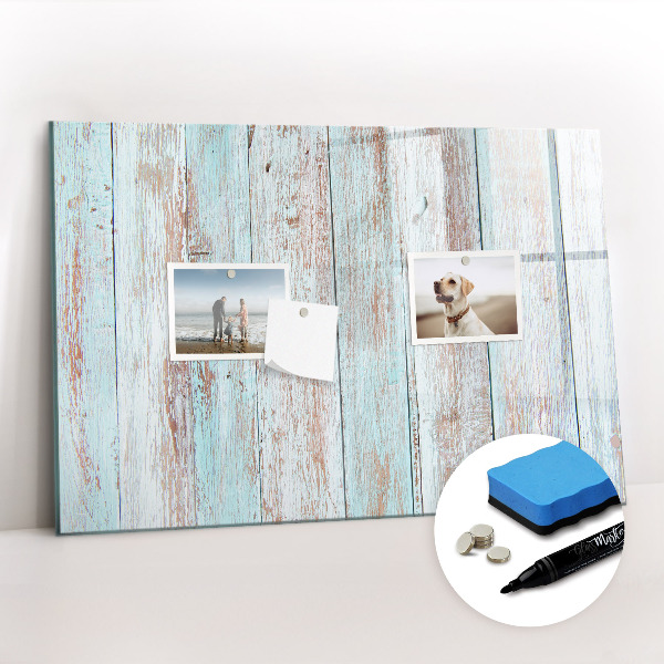 Beschreibbare magnettafel Pastellholz