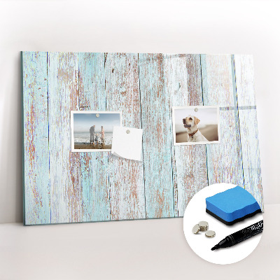 Beschreibbare magnettafel Pastellholz