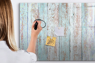 Beschreibbare magnettafel Pastellholz