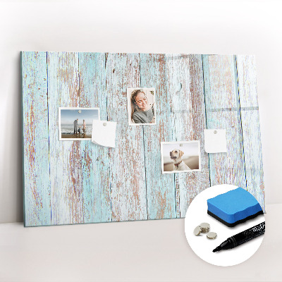 Beschreibbare magnettafel Pastellholz