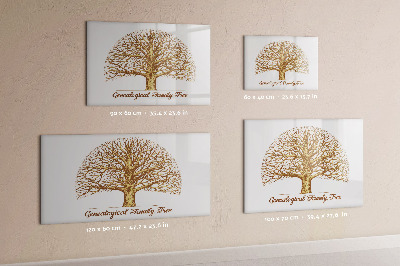 Beschreibbare magnettafel Alter Stammbaum