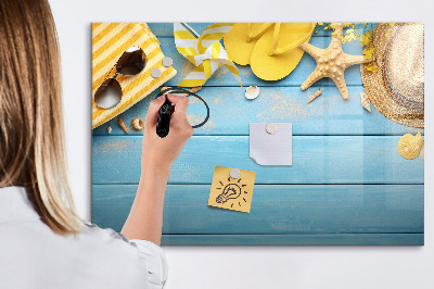 Magnettafel mit Marker Strandzubehör