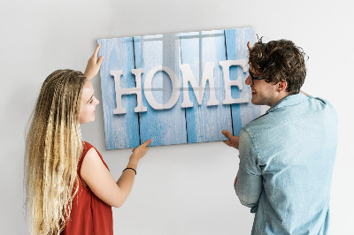 Magnetische Schreibtafel Hausinschrift