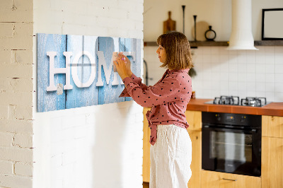 Magnetische Schreibtafel Hausinschrift