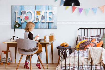 Beschreibbare magnettafel Hausinschrift