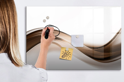 Beschreibbare magnettafel küche Linienabstraktion