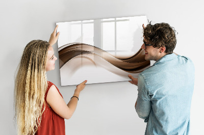 Beschreibbare magnettafel küche Linienabstraktion