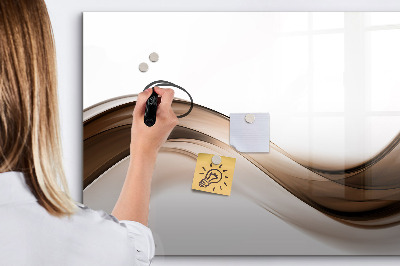 Beschreibbare magnettafel küche Linienabstraktion