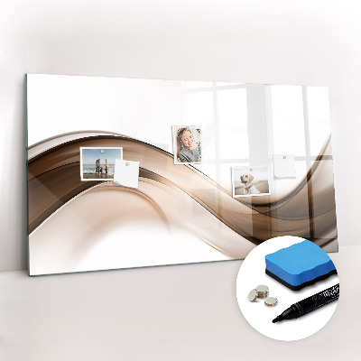 Beschreibbare magnettafel küche Linienabstraktion