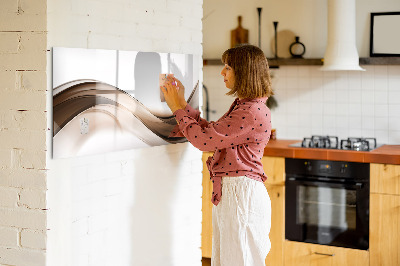 Beschreibbare magnettafel küche Linienabstraktion