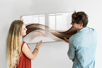 Beschreibbare magnettafel küche Linienabstraktion