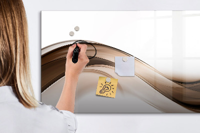 Beschreibbare magnettafel küche Linienabstraktion