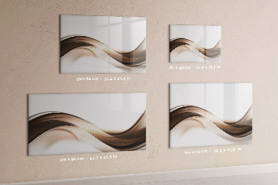 Beschreibbare magnettafel küche Linienabstraktion