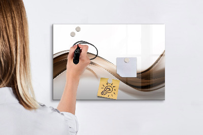 Beschreibbare magnettafel küche Linienabstraktion