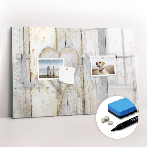 Beschreibbare magnettafel Inschrift Liebe