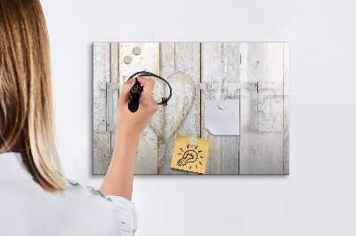 Beschreibbare magnettafel Inschrift Liebe