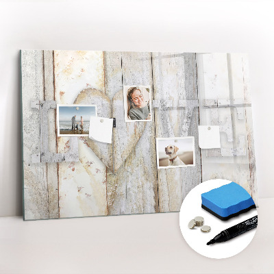 Beschreibbare magnettafel Inschrift Liebe