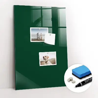 Schreib magnettafel Farbe flaschengrün