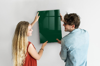 Magnettafel mit Magneten Farbe flaschengrün