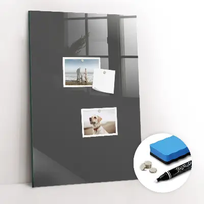 Magnettafel zum schreiben Farbe grau