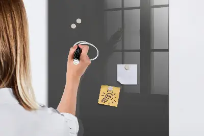 Magnettafel zum schreiben Farbe grau