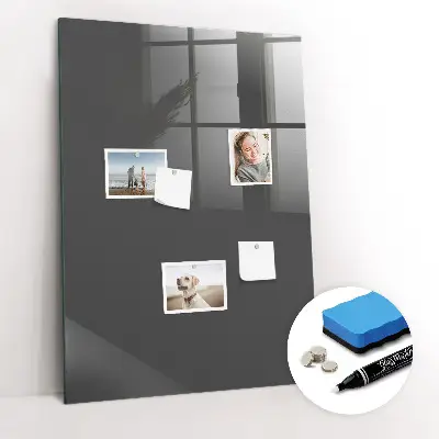 Magnettafel zum schreiben Farbe grau