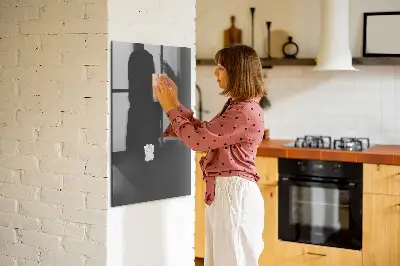 Magnettafel zum schreiben Farbe grau