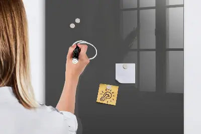 Magnettafel zum schreiben Farbe grau