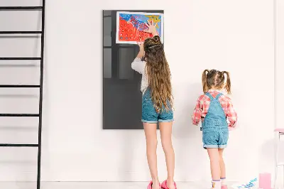 Magnettafel zum schreiben Farbe grau