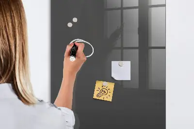 Magnettafel zum schreiben Farbe grau