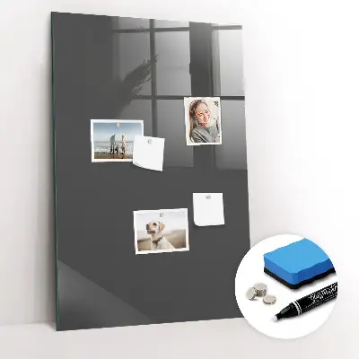 Magnettafel zum schreiben Farbe grau
