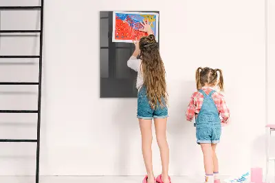 Magnettafel zum schreiben Farbe grau
