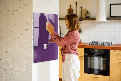 Magnettafel aus Glas Violett