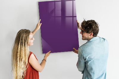 Magnettafel aus Glas Violett