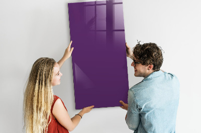 Magnettafel aus Glas Violett