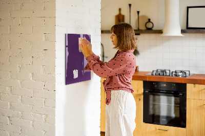 Magnettafel aus Glas Violett