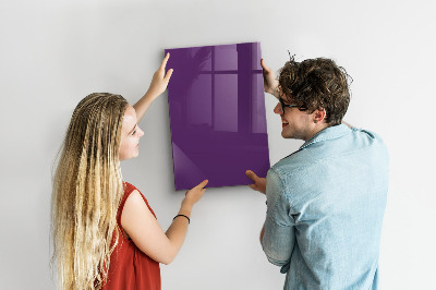 Magnettafel aus Glas Violett