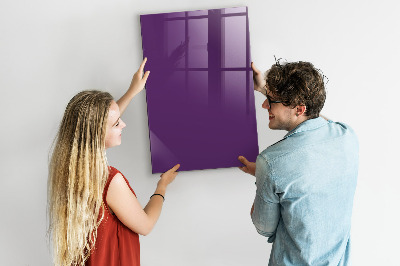 Magnettafel aus Glas Violett