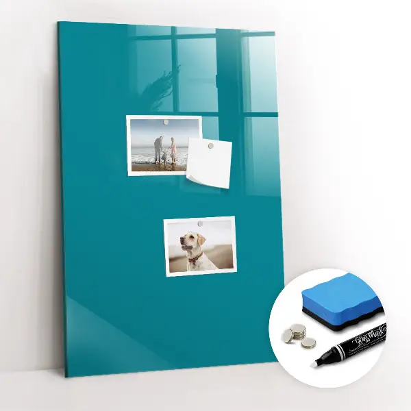 Schreib magnettafel Meeresfarbe