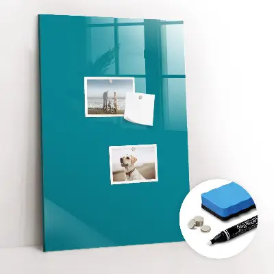 Schreib magnettafel Meeresfarbe