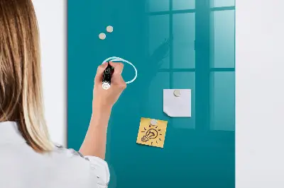 Schreib magnettafel Meeresfarbe