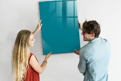 Schreib magnettafel Meeresfarbe