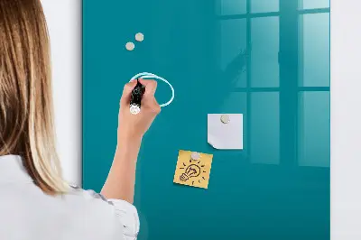 Schreib magnettafel Meeresfarbe