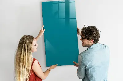 Schreib magnettafel Meeresfarbe