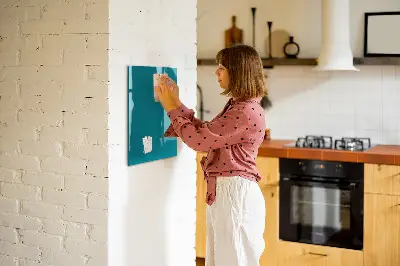 Schreib magnettafel Meeresfarbe