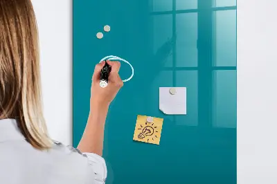 Schreib magnettafel Meeresfarbe