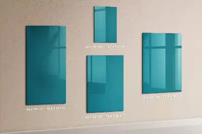 Schreib magnettafel Meeresfarbe