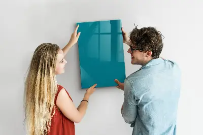 Schreib magnettafel Meeresfarbe