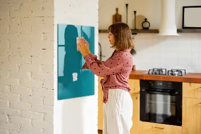 Schreib magnettafel Meeresfarbe