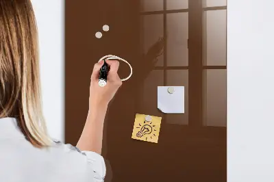 Schreib magnettafel Braune Farbe